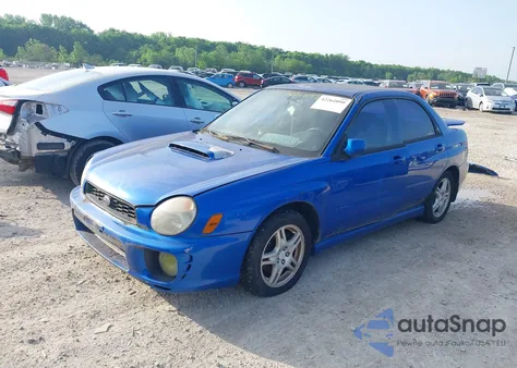 2002 Subaru Impreza Wrx из США, поврежденный, VIN JF1GD296X2G508496